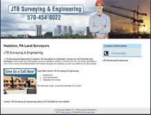 Tablet Screenshot of jtb-surveying.com